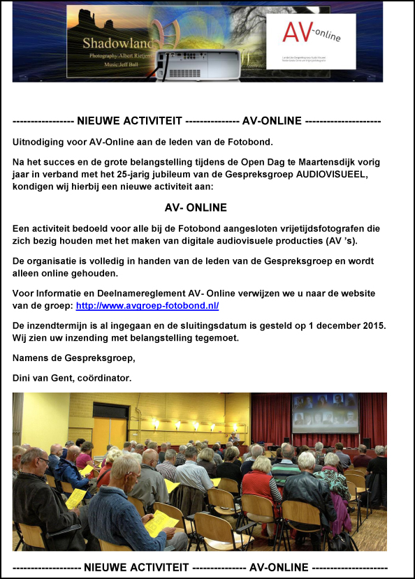 1512011 Flyer-uitnodiging voor AV-Online